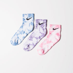 Tie-dyed Ankle Socks Pastel Pack - 3 Pack - Inked Grails
